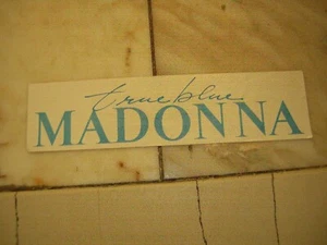 MADONNA PROMO AUFKLEBER STICKER 1987 TRUE BLUE VINTAGE - Bild 1 von 4