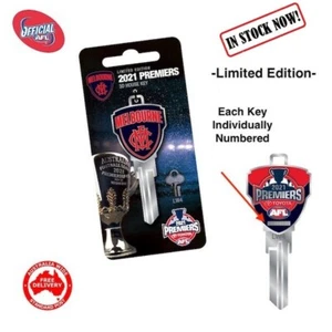 Melbourne Demons 2021 Premiers Limited Edition House Key Blank -IN STOCK NOW! - Picture 1 of 8