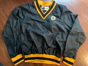 Extremely Rare Vintage Shain Of Canada Bruins Pullover V Neck Men’s Medium - Picture 1 of 4
