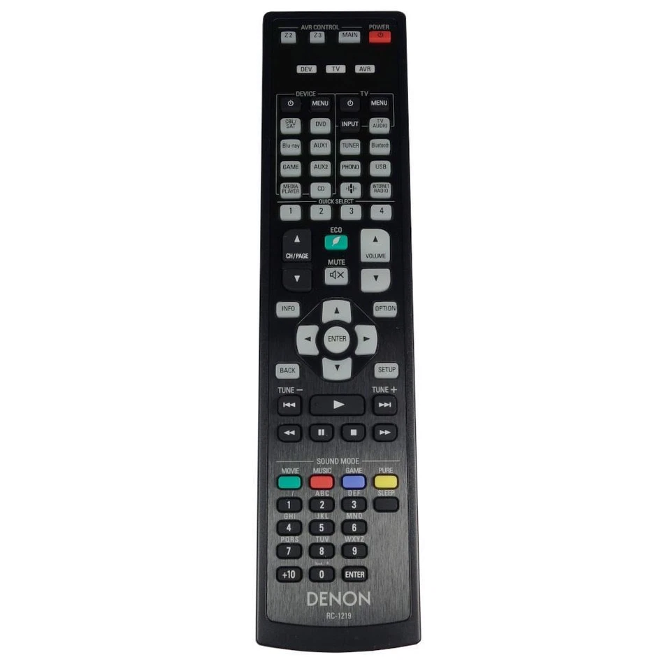 Genuine Denon RC-1219 / RC1219 Receiver Remote Control - Image 1 of 1