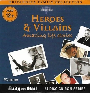 Britannica Family Collection : Heroes & Villains : Promotional CD Rom ~ - Picture 1 of 6