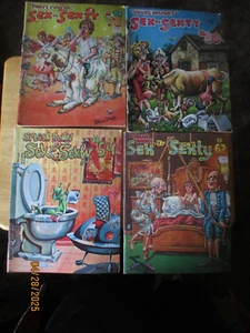 4 Sex to SEXTY Pierre Davis Risque Adult Humor Cartoon Magazine 54-67-78-80 L10 - Bild 1 von 10