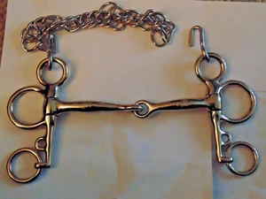 Pelham Jointed Show tallas 4"" - 10 cm - Imagen 1 de 4