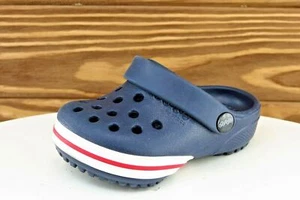 Jibbitz by Crocs Toddler Boys 4 Medium Blue Clogs Synthetic - Picture 1 of 6