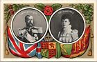 Porträts britischer Könige - König George V. und Königin Mary - c1911 Postkarte