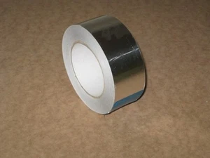 2.8 Mil Aluminum Foil Tape w/ Liner - 2" x 50 YDS (150') Per Roll - Picture 1 of 1
