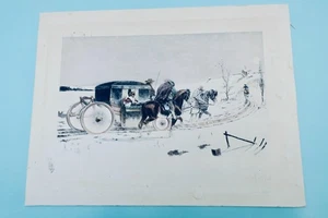 Louis Vallet 1895 Radierung handsigniert - Bild 1 von 7