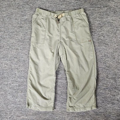 Pantalones para mujer Gramicci cintura elástica bolsillos con cinturón azul ligero L 30x23 caminata Foto 1 de 4