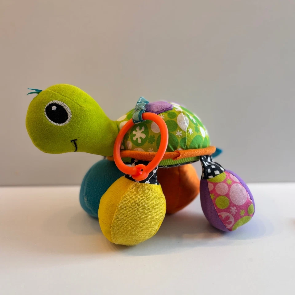 Brinquedo de atividade Infantino Turtle Pal espelho enrugamento sensorial bebê play center - Imagem 1 de 4