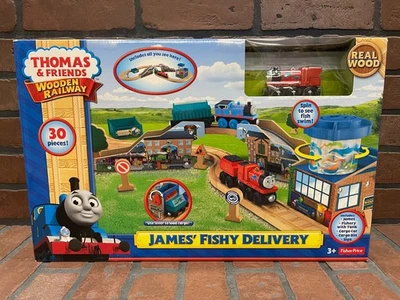 Thomas & Friends Wooden Railway FP: JAMES' FISHY DELIVERY 2013 NIB 30pcs! - Image 1 of 4