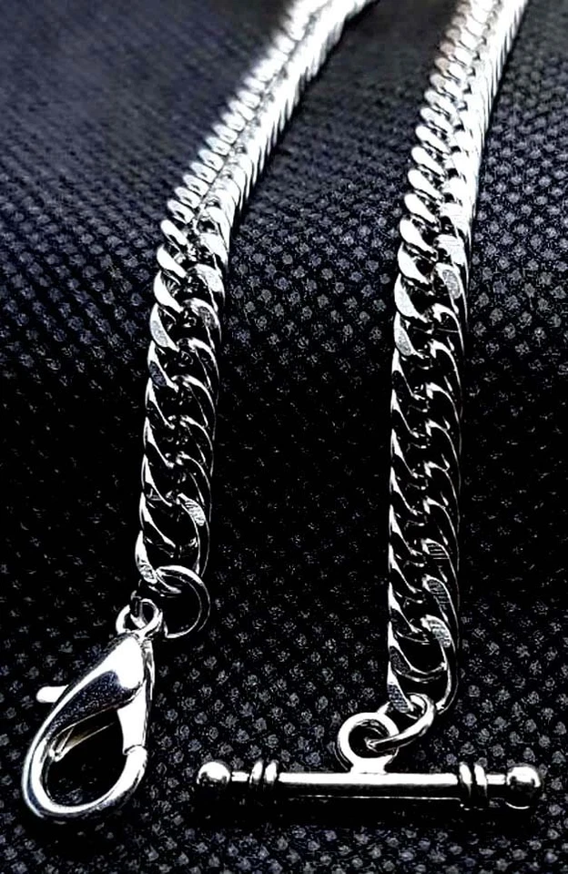 Very Strong Stainless Steel Pocket Watch Chain - Image 1 of 2