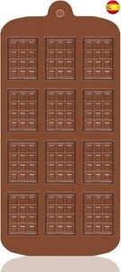 JEJA Moldes de Chocolate, Molde de Chocolate de Silicona Antiadherente, Mini - Imagen 1 de 7