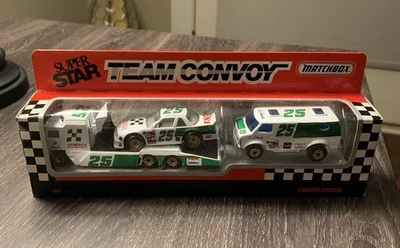 Matchbox Super Star Team Convoy Ken Schrader #25 Hendrick Racing 1/64 De colección 1991 Foto 1 de 4