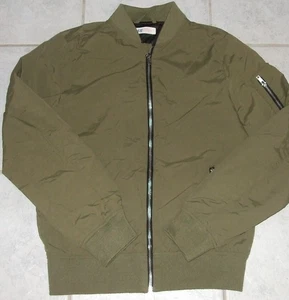  KINDER SOMMER JACKE REGENJACKE UNISEX  in GRÜN KHAKI - GR 164  - Bild 1 von 8