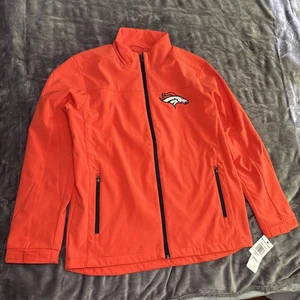 NFL Team Apparel Denver Broncos Herren Full Zip Softshell Jacke Regenabweisend L - Bild 1 von 11