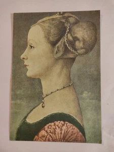 1 CARTOLINA NON VIAGGIATA  RITRATTO DI GENTILDONNA MUSEO POZZOLI  COLLEZIONE - Afbeelding 1 van 2