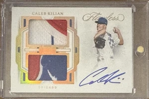 2022 Panini Flawless CALEB KILIAN Auto Dual Logo Relic RPA 2/3 RC Chicago Cubs - Bild 1 von 2