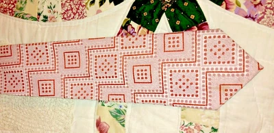 CORBATA ANCHA DISEÑO GEOMÉTRICO VINTAGE PERSONALIZADA ?52" SIN ETIQUETAS POLIÉSTER AÑOS 6070 ? SALMÓN Foto 1 de 4