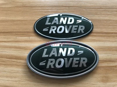 2 piezas verde para Land Rover LR3 Discovery Freelander rejilla/puerta trasera emblema ovalado Foto 1 de 4
