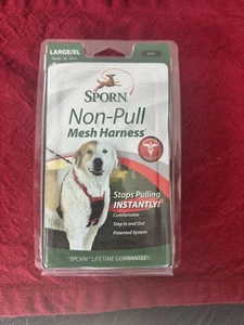 NUEVO CON ETIQUETAS Arnés de Malla Antitirre Esporno Cuellos Grandes 16-24 pulgadas (43-60 cm) En Color NEGRO - Imagen 1 de 5