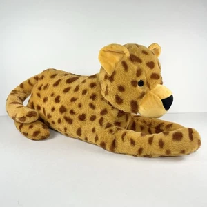 Pillowfort Cheetah Plush Throw Pillow 17” Stuffed Animal Orange w/Brown Spots - Picture 1 of 8