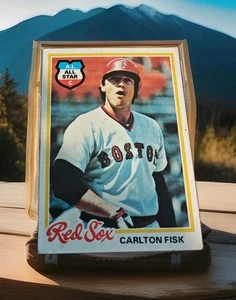 baseball card 1978 Topps Carlton Fisk Boston Red Sox C Vtg HOF #270  - Picture 1 of 2