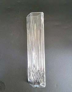 Waterford Lismore Diamond Shaped 10" Clear Crystal Vase Made In Ireland  - Picture 1 of 18