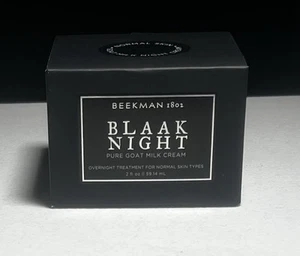 NEW Beekman 1802 Blaak Night Pure Goat Milk Cream Overnight Treatment 2 oz NIB - Picture 1 of 4