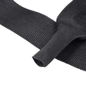 2 in 1 Heat Shrink Braided Sleeving Fabric Tubing-Perfectly fit Irregular Sha... - Picture 1 of 9