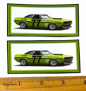 SMALL SAM POSEY 1970 Dodge Challenger TA SCCA Pro Racing TRANS AM Sticker Decal - Picture 1 of 1