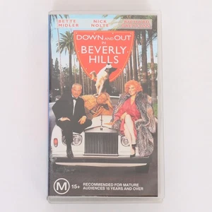 Down and Out in Beverly Hills (Bette Midler) VHS Cassette Tape Movie - Picture 1 of 4