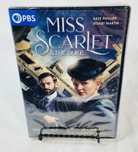 Miss Scarlet & The Duke PBS Kate Phillips Stuart Martin DVD Set - NEW Sealed - Foto 1 di 2