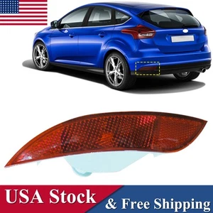 For 2015 2016 Ford Focus Rear Bumper Fog Light Tail Lamp Reflector Left Side - Foto 1 di 3