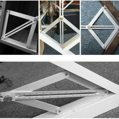 Protractor 方形量尺可折叠测量工具 17.1 厘米 天花板 — 第 1/4 张图片