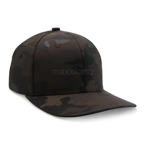 Men Snapback Hat Mesh Solid Flat Brim Style Baseball Cap Trucker Visor Tactical - Picture 1 of 48