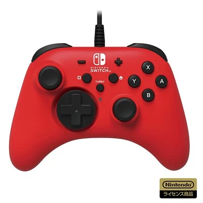 Hori Pad For Nintendo Switch NSW-155 Red Nintendo License Wired USB JAPAN NEW - Image 1 of 4