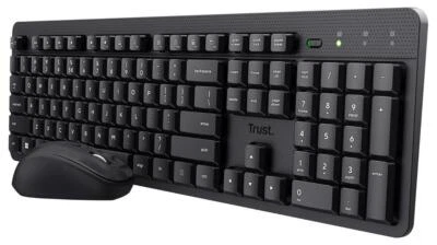 TKM-360 Wireless Keyboard & Mouse Deskset, Black - 25358 - Image 1 of 2