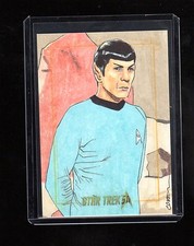  Star Trek 50th Anniversary  sketch card by  Roy Cover