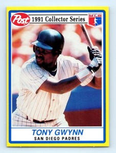 1991 Post Cereal Tony Gwynn San Diego Padres #10