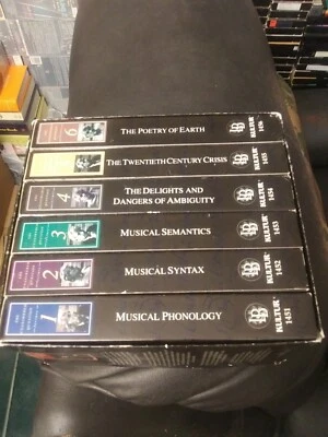 The Unanswered Question - Six Talks At Harvard By Leonard Bernstein BOX Set VHS - Image 1 of 4