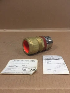 HOUSTON LAGER NEU HAWKE 753-D-2 ZOLL KABELVERSCHRAUBUNG 2 ZOLL NTP KOSTENLOS 2 TAGE LUFT - Bild 1 von 7