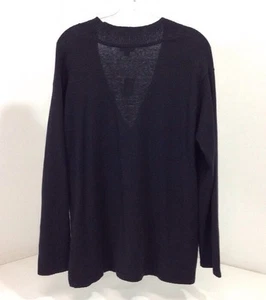 J. JILL PURE JILL SUÉTER MUJER PROFUNDO V NEGRO MEDIANO $89 NUEVO CON ETIQUETAS - Imagen 1 de 5
