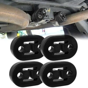4PCS Poly Polyurethane Exhaust Hanger Mounts 2 Hole Muffler Rubber Universal - Picture 1 of 12