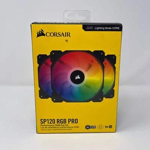 New Open Box Corsair SP120 RGB Pro Performance RGB Fan Kit SP120 - Zdjęcie 1 z 5