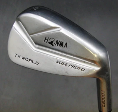 Honma Forged T World Rose Proto 9 Iron Extra Stiff Steel Shaft Honma Grip - Image 1 of 4
