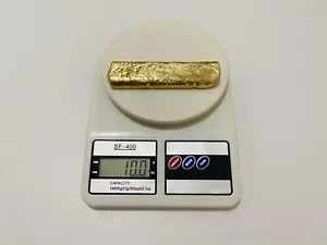 Nordic Gold One 10 Oz Hand Poured Alloy Ingot For Jewelry Making, Rolled Gold - Picture 1 of 12