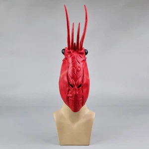 Cosplay Red Lobster Masks Crab Claws Halloween Evil Animals Masks Props Latex - Picture 1 of 15
