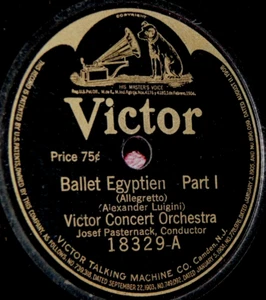 1917 Victor Concert Orchestra Ballet Egyptien 78 PLAY GRADED Fully Tested - Picture 1 of 4