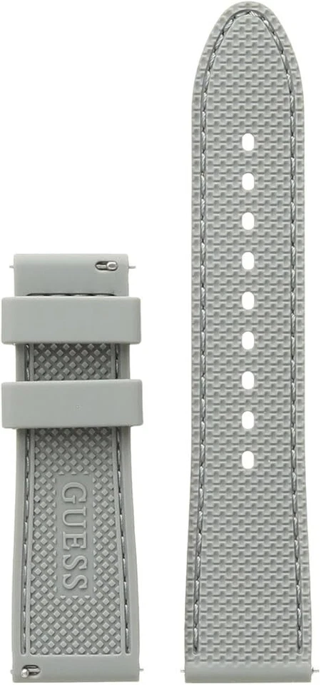 Guess Grey Silicone 22mm Watch Strap CS1002S12 - Image 1 of 1