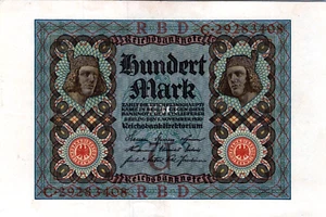 Germany 100 Mark 1920 Banknote - Picture 1 of 3